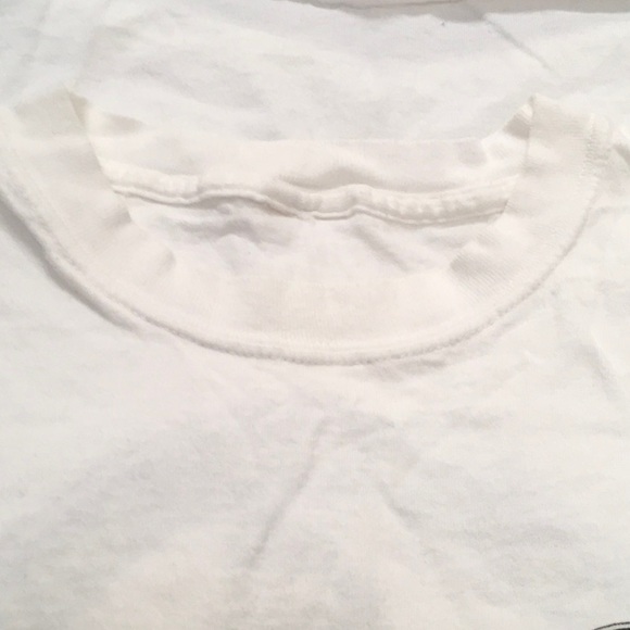 EUC,SHORT SLEEVE T SHIRT,SIZE XL,Round NECK,100%COTTON, White - Picture 2 of 3